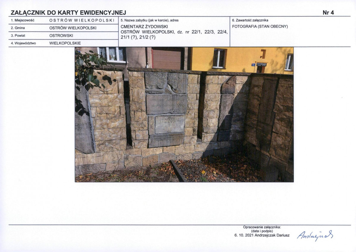 Karta cmentarza, skan nr 8