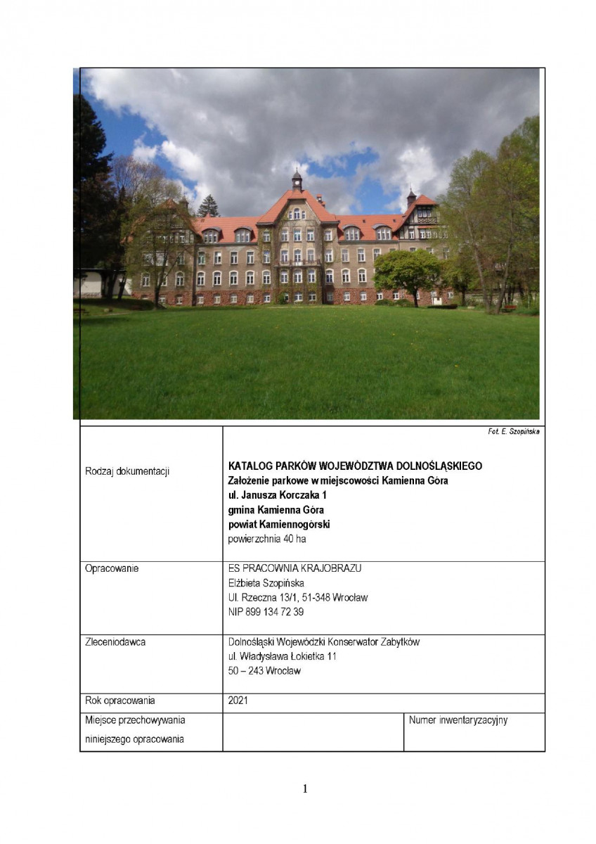 Ewidencja parkowa, skan nr 2