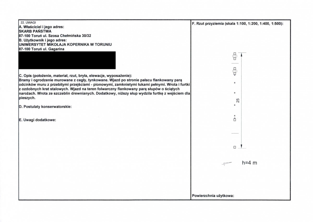 KEZN - Karta obiektu niewpisanego do rejestru, skan nr 2