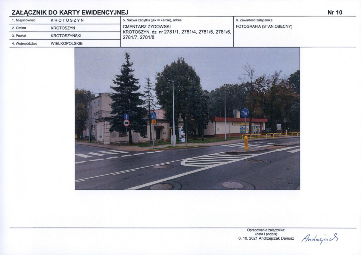 Karta cmentarza, skan nr 14
