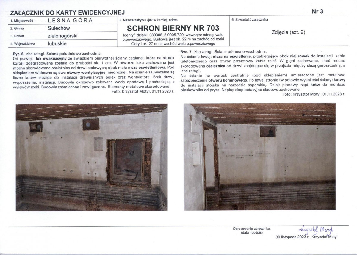KEZN - Karta obiektu niewpisanego do rejestru, skan nr 5
