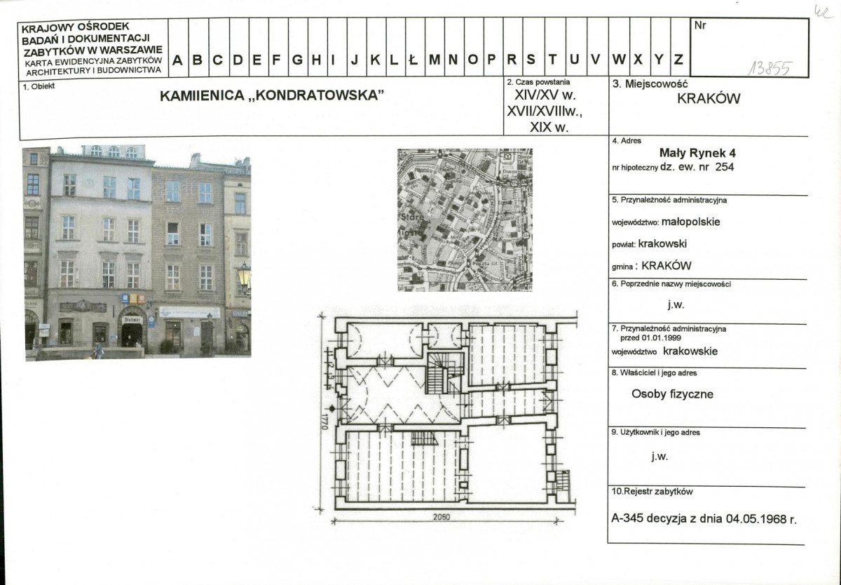 KB - Karta biała, skan nr 1