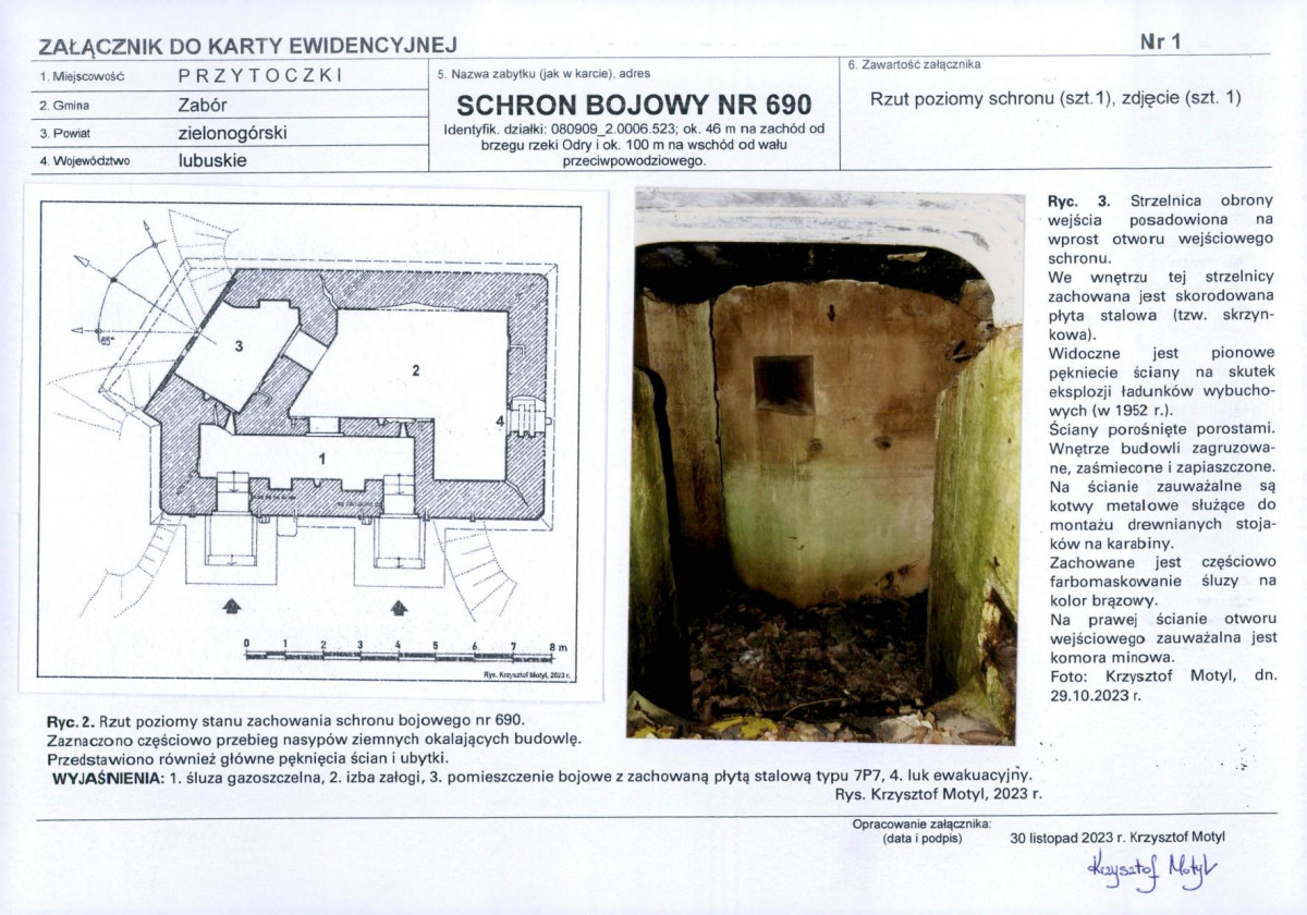 KEZN - Karta obiektu niewpisanego do rejestru, skan nr 3