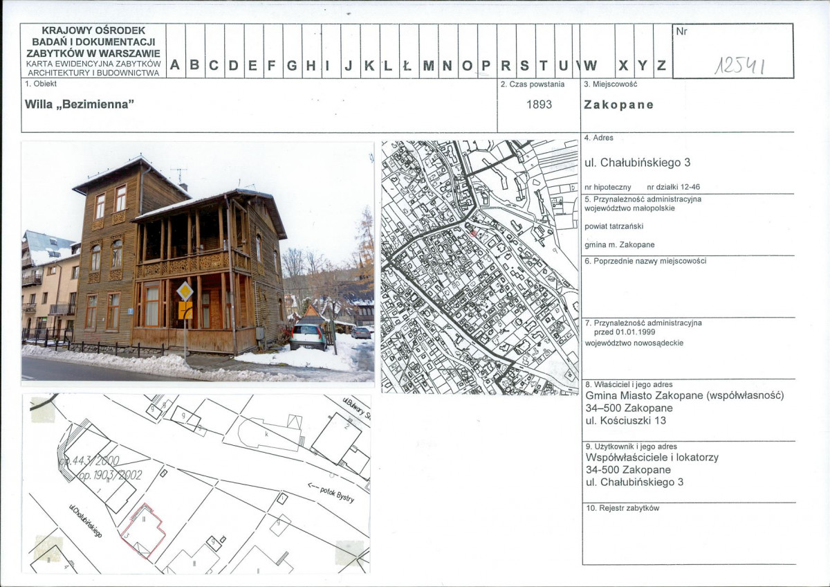 KB - Karta biała, skan nr 1