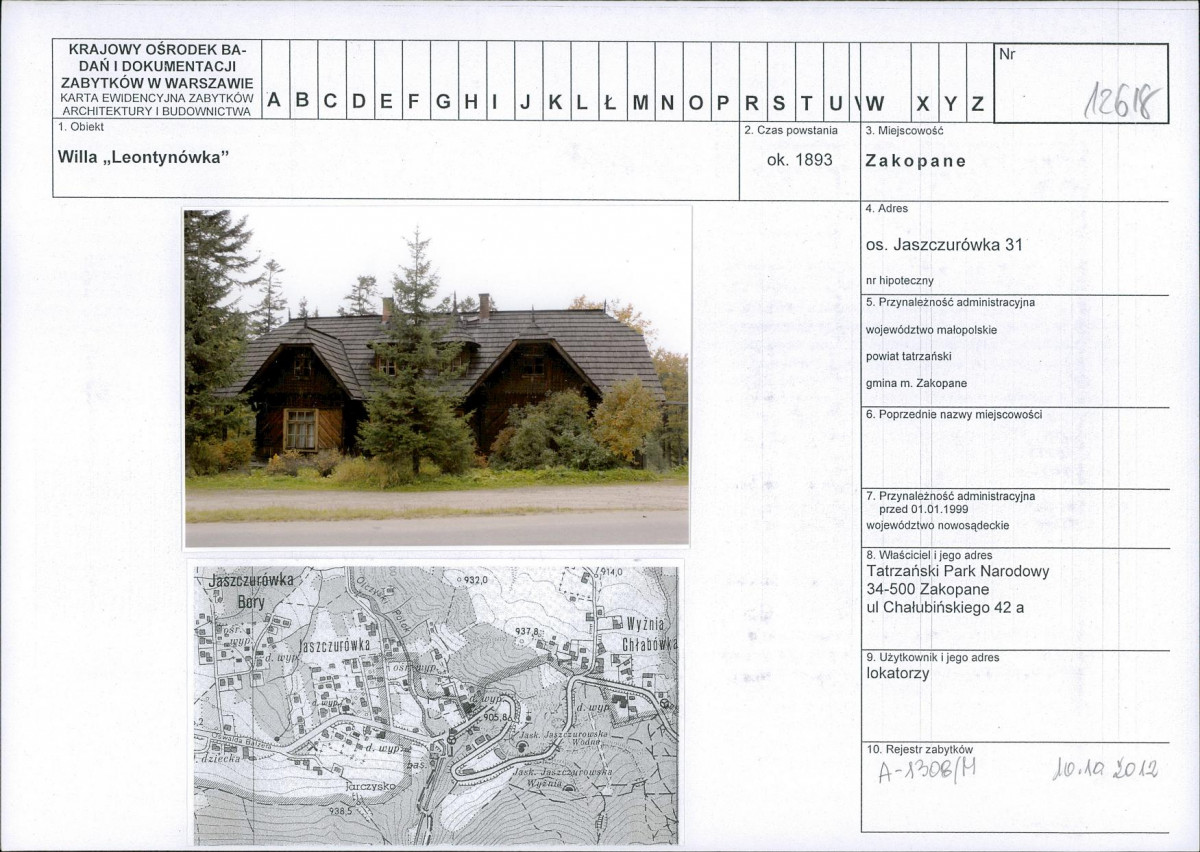 KB - Karta biała, skan nr 1