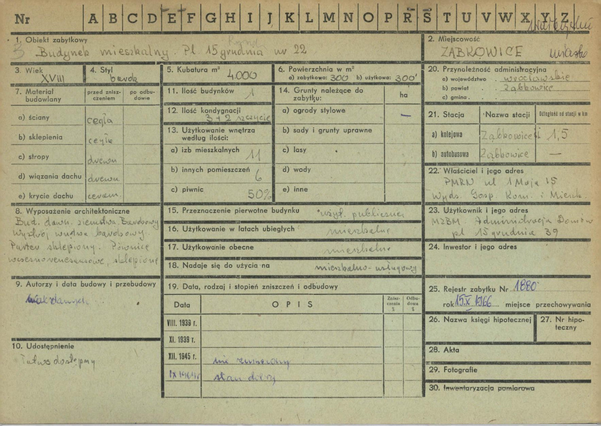 KZ - Karta zielona, skan nr 1