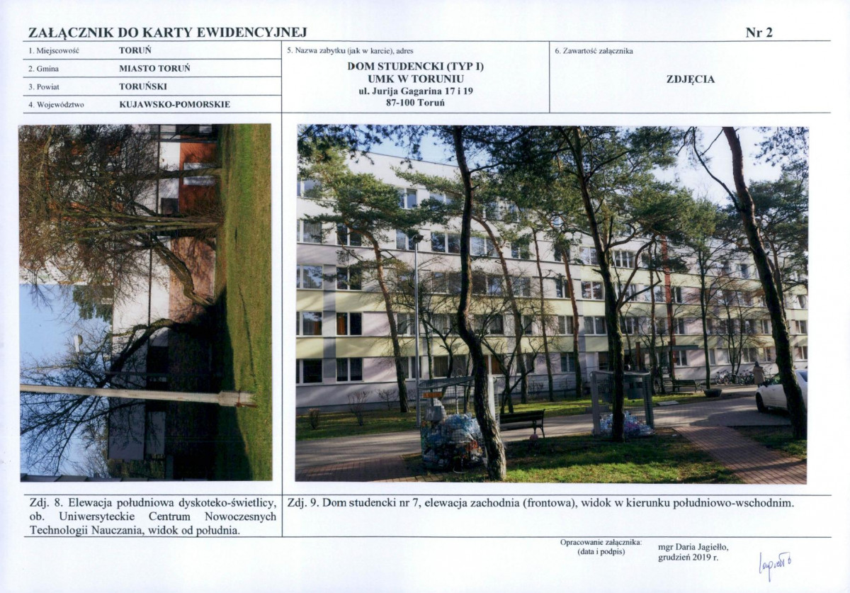 KEZN - Karta obiektu niewpisanego do rejestru, skan nr 7