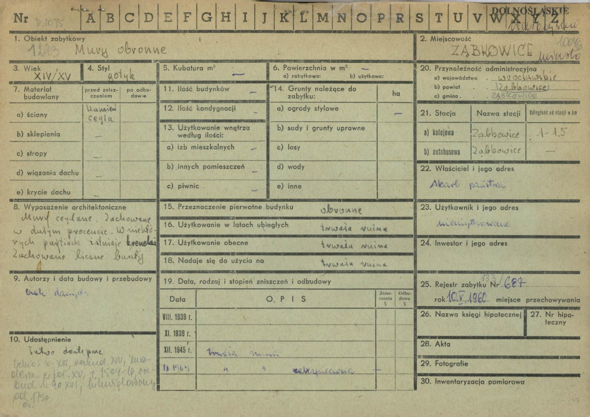KZ - Karta zielona, skan nr 1