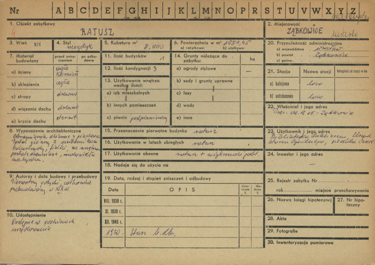 KZ - Karta zielona, skan nr 1