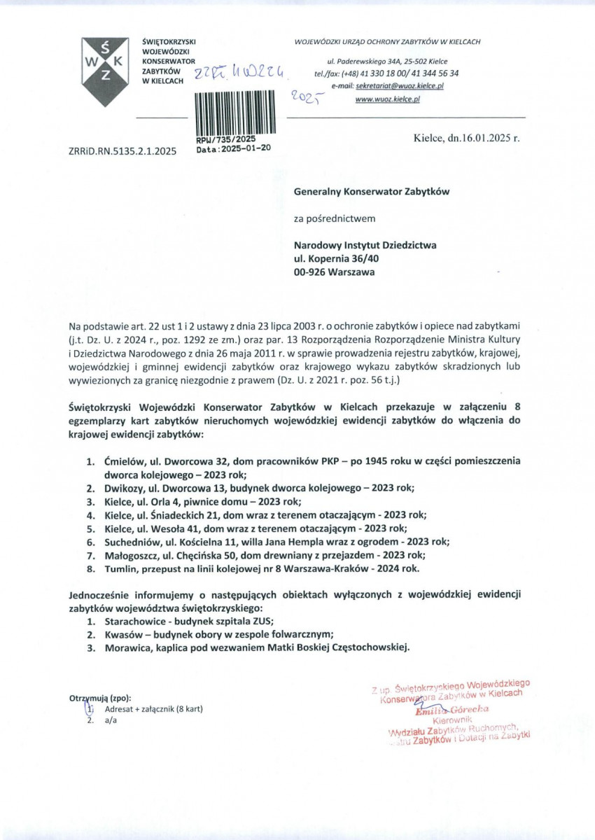 wyl - Wyłączenie z ewidencji, skan nr 1