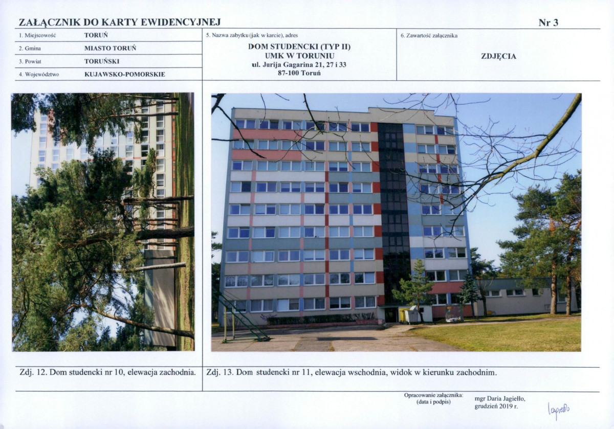 KEZN - Karta obiektu niewpisanego do rejestru, skan nr 9