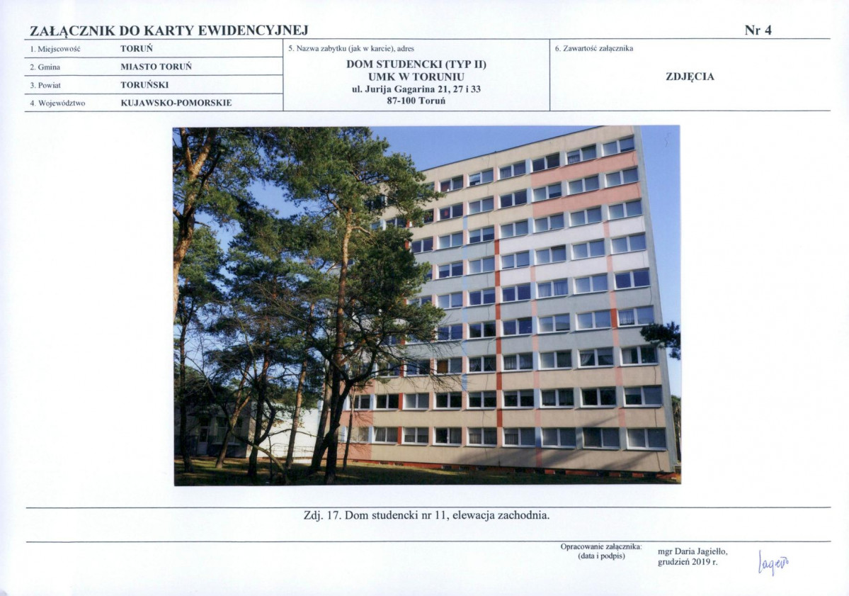 KEZN - Karta obiektu niewpisanego do rejestru, skan nr 11