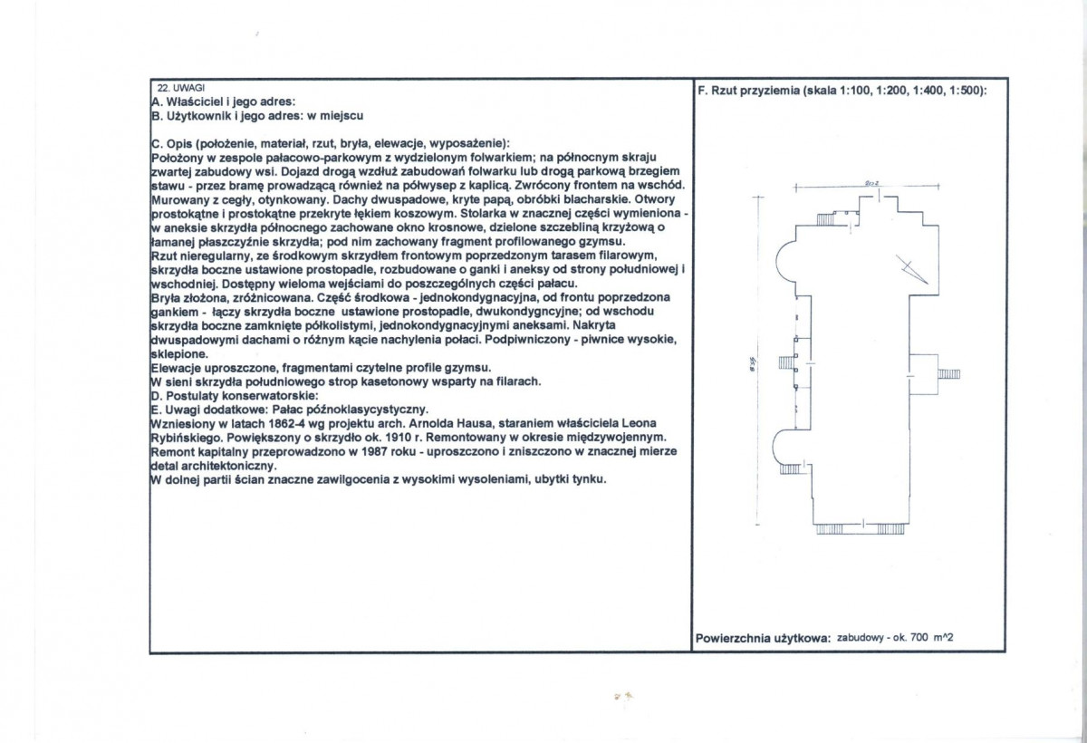 KEZN - Karta obiektu niewpisanego do rejestru, skan nr 2