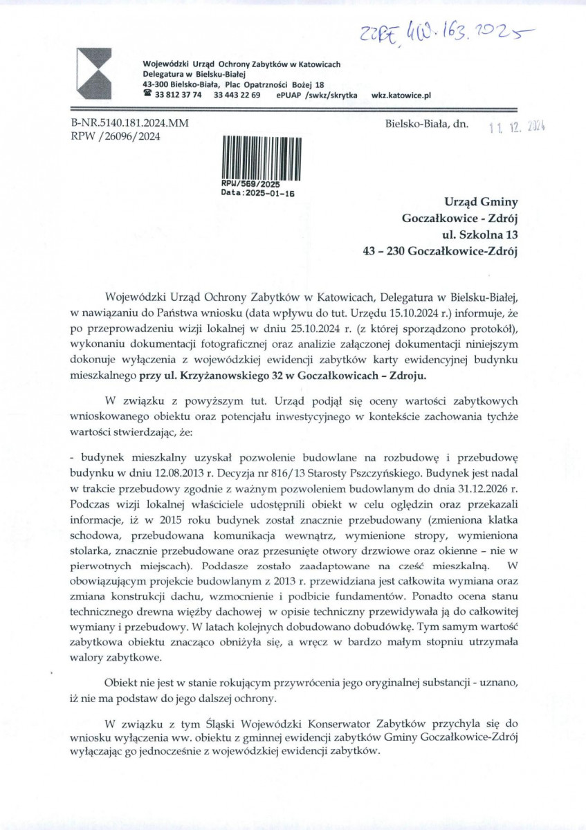 wyl - Wyłączenie z ewidencji, skan nr 1
