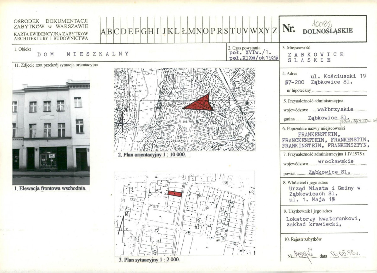 KB - Karta biała, skan nr 1