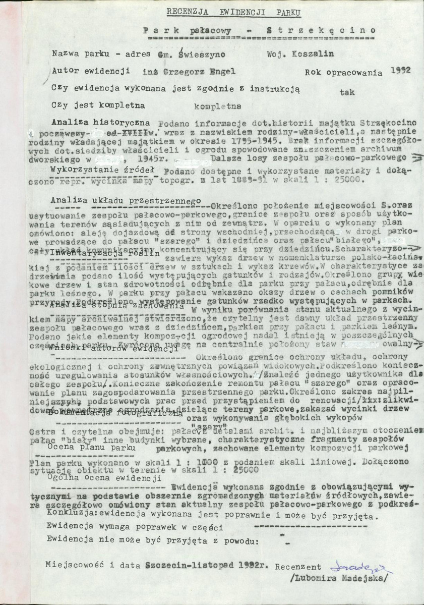 EP - Ewidencja parkowa, skan nr 107