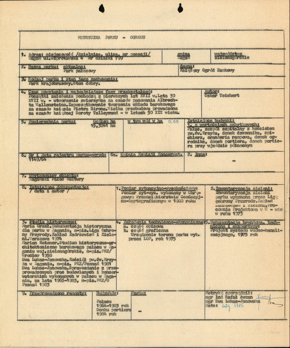 EP - Ewidencja parkowa, skan nr 6
