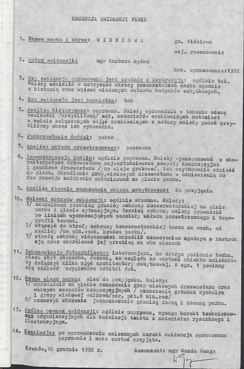 EP - Ewidencja parkowa, skan nr 6