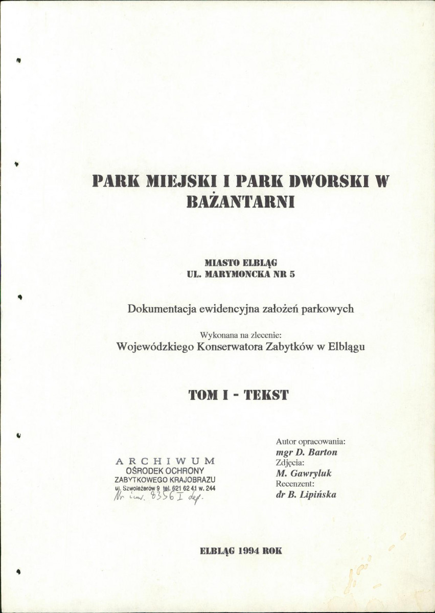 EP - Ewidencja parkowa, skan nr 5