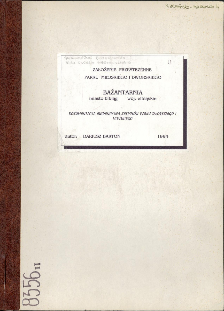 EP - Ewidencja parkowa, skan nr 170