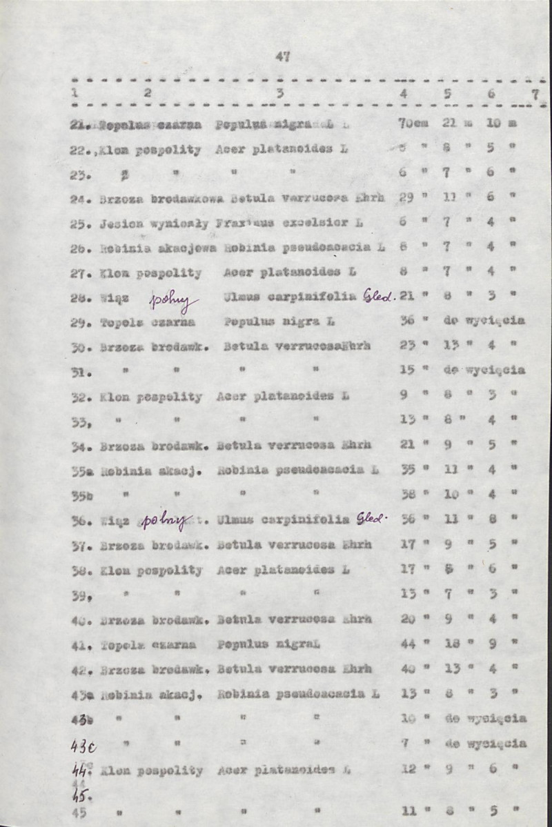 EP - Ewidencja parkowa, skan nr 67