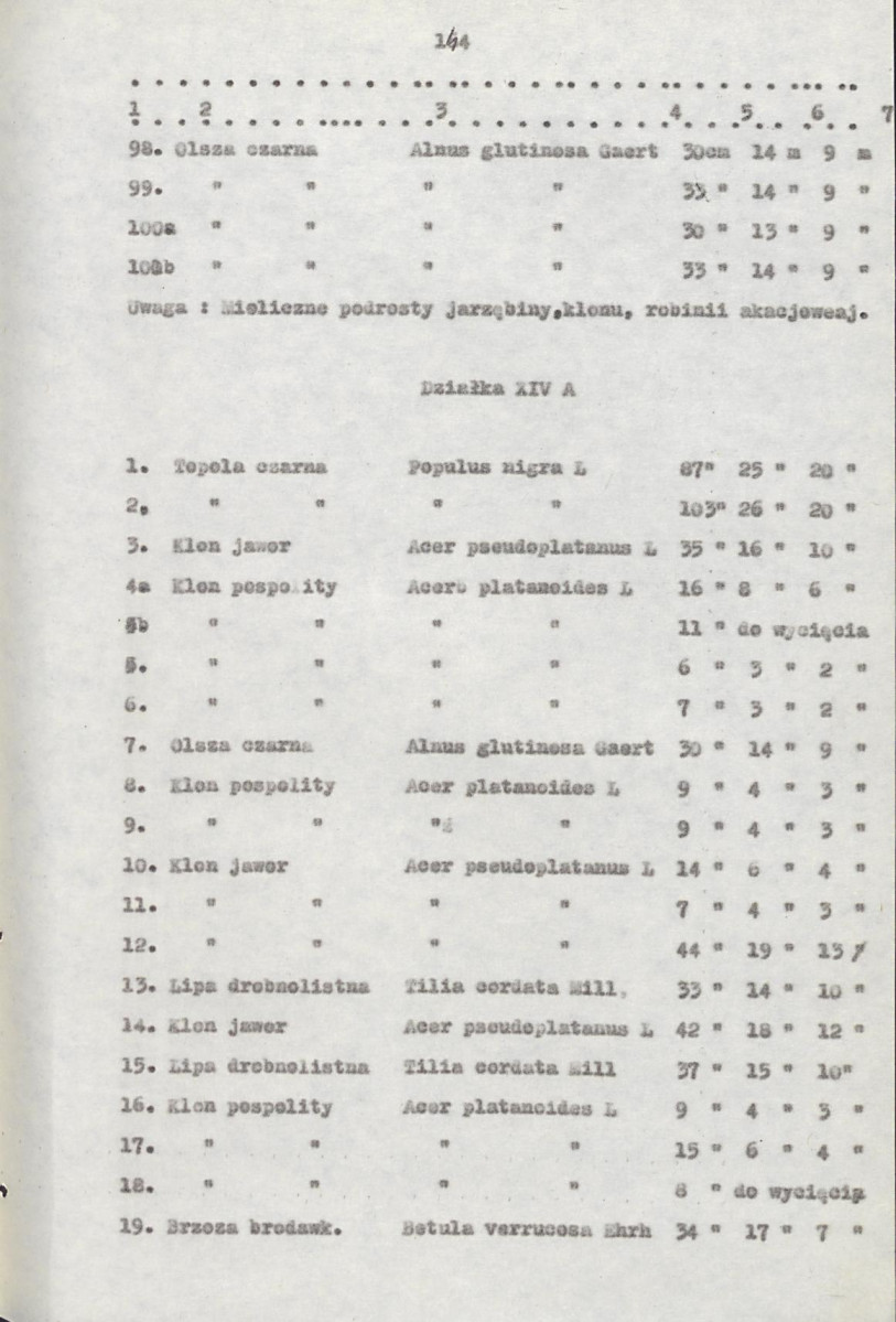 EP - Ewidencja parkowa, skan nr 164