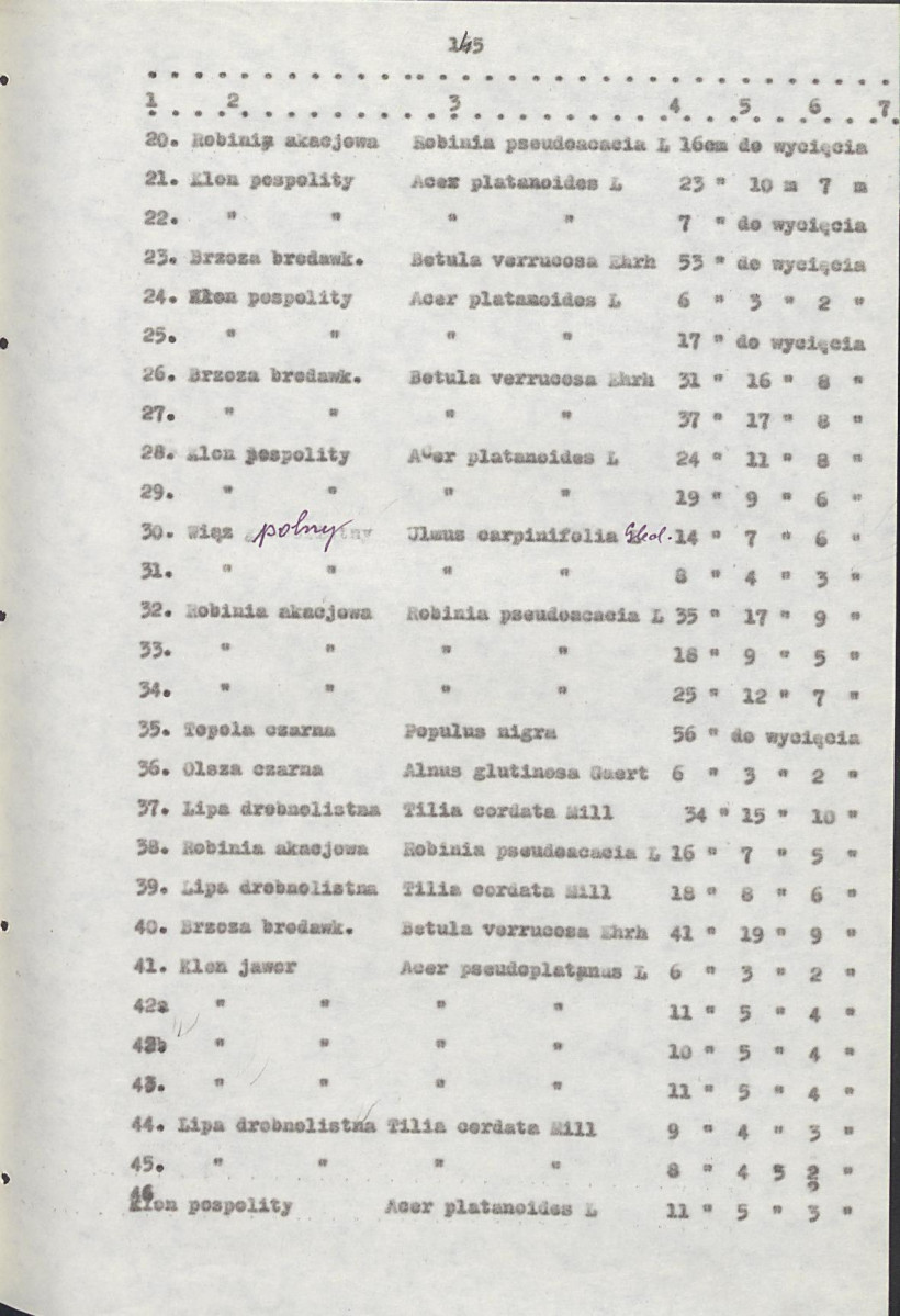 EP - Ewidencja parkowa, skan nr 165