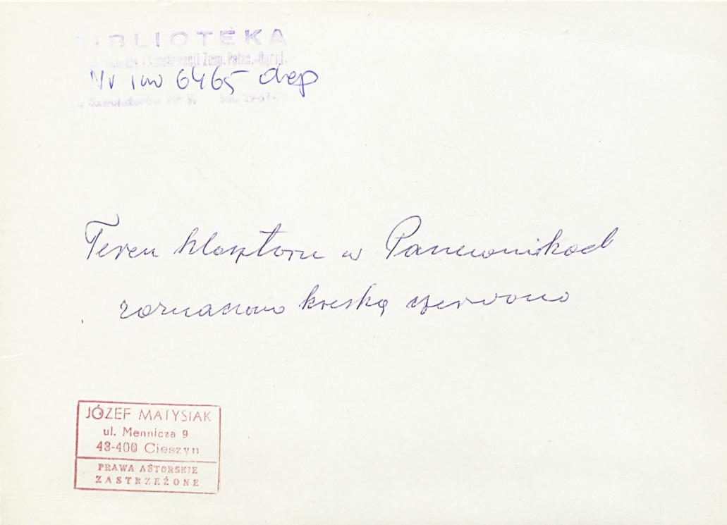 EP - Ewidencja parkowa, skan nr 190