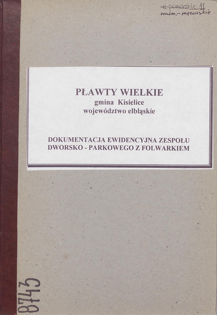 EP - Ewidencja parkowa, skan nr 1