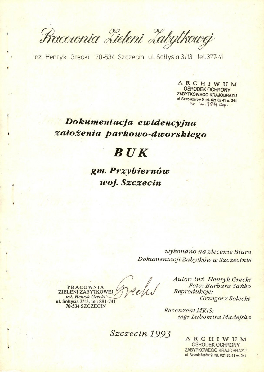 EP - Ewidencja parkowa, skan nr 4