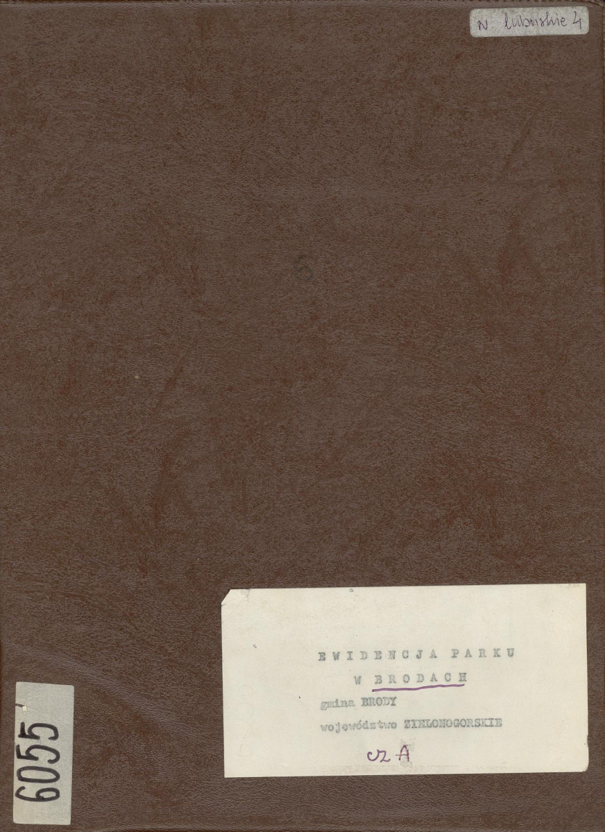 EP - Ewidencja parkowa, skan nr 1