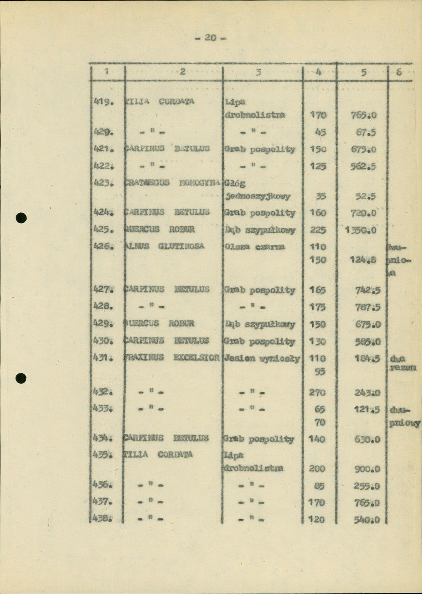 EP - Ewidencja parkowa, skan nr 125