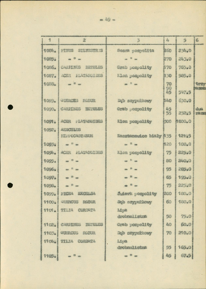 EP - Ewidencja parkowa, skan nr 154