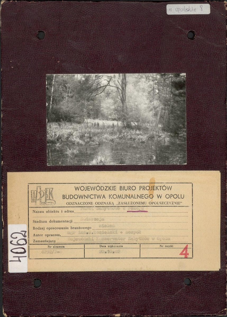 EP - Ewidencja parkowa, skan nr 1