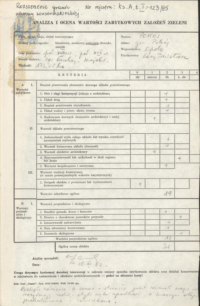 EP - Ewidencja parkowa, skan nr 4