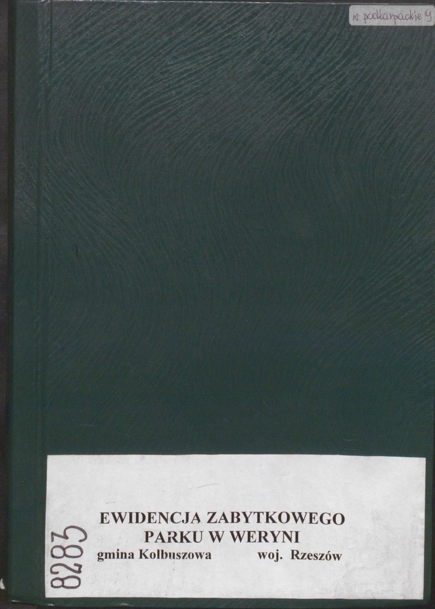EP - Ewidencja parkowa, skan nr 1