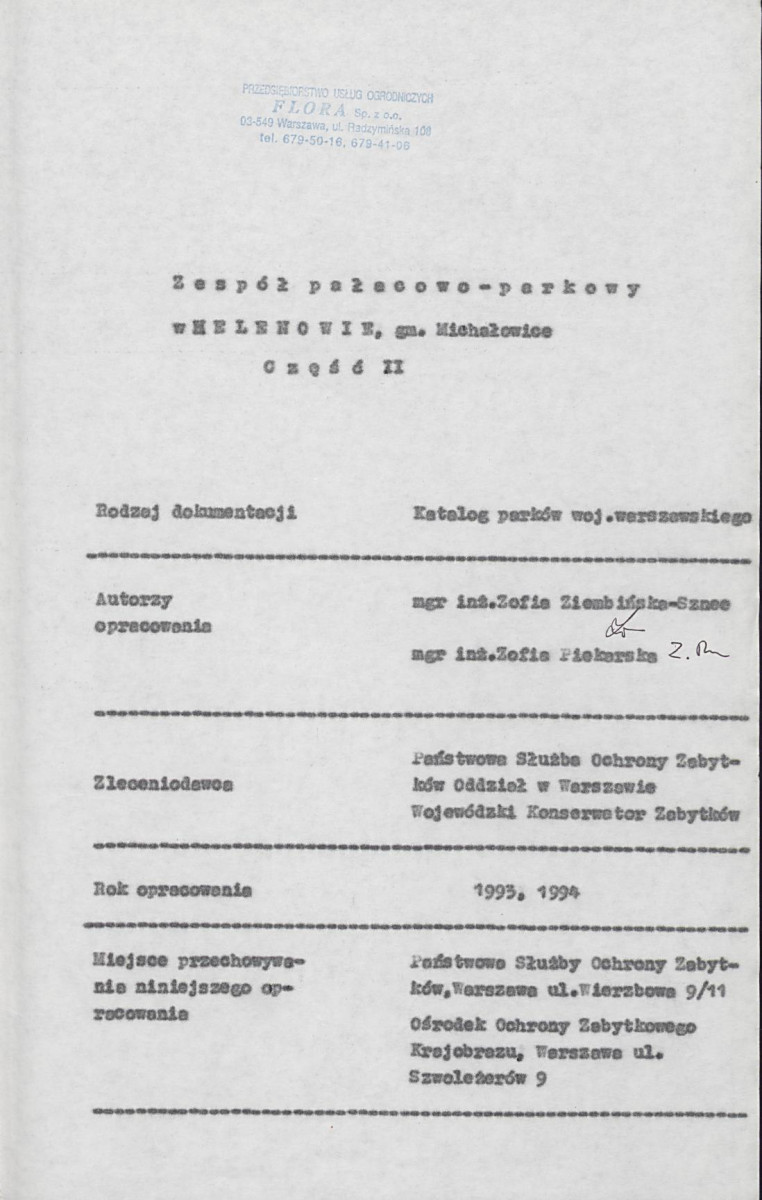 Ewidencja parkowa, skan nr 3