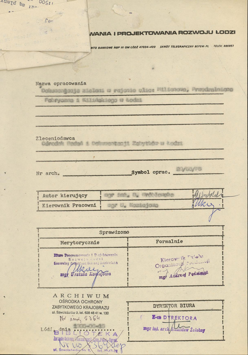 EP - Ewidencja parkowa, skan nr 58