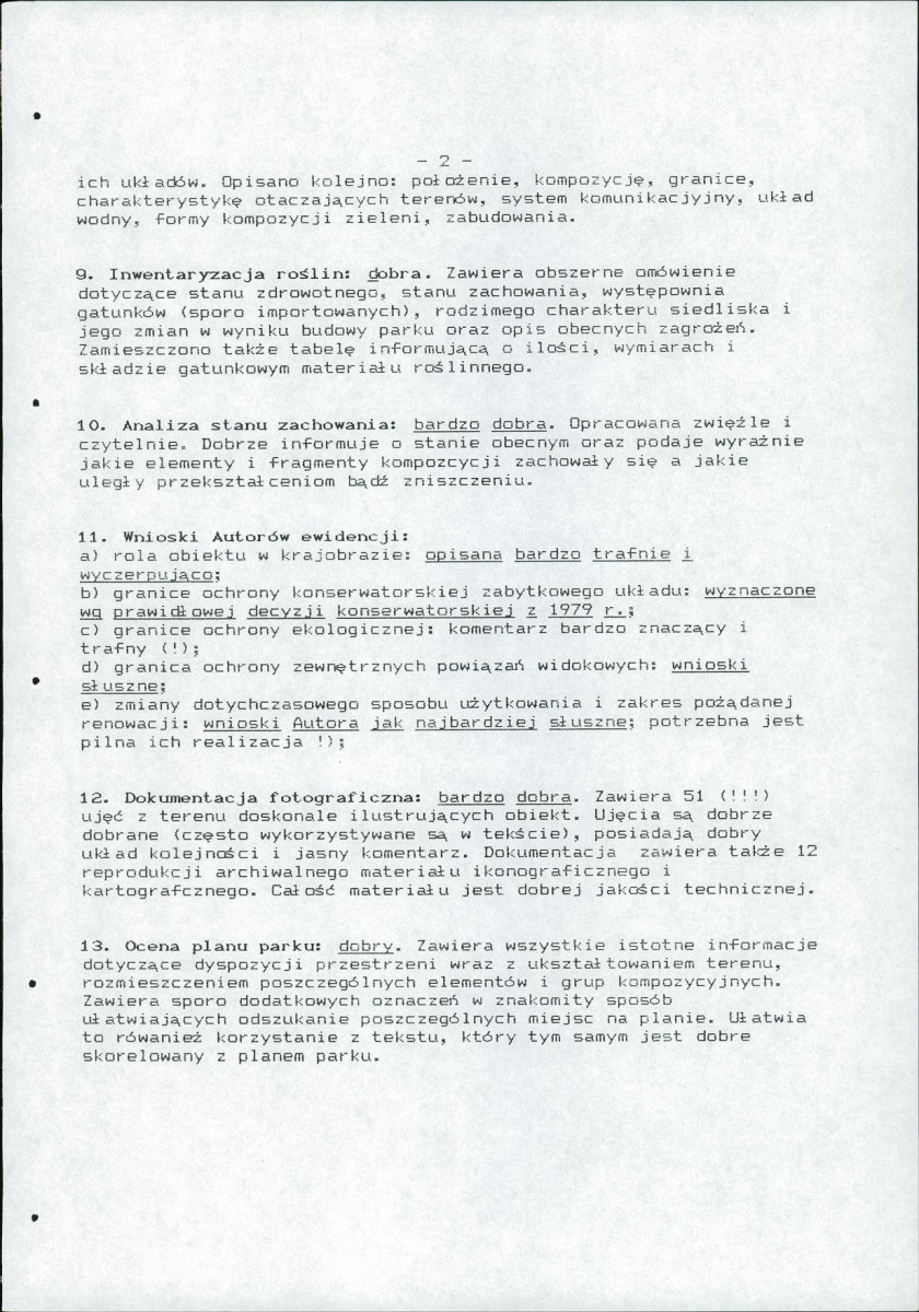 EP - Ewidencja parkowa, skan nr 9