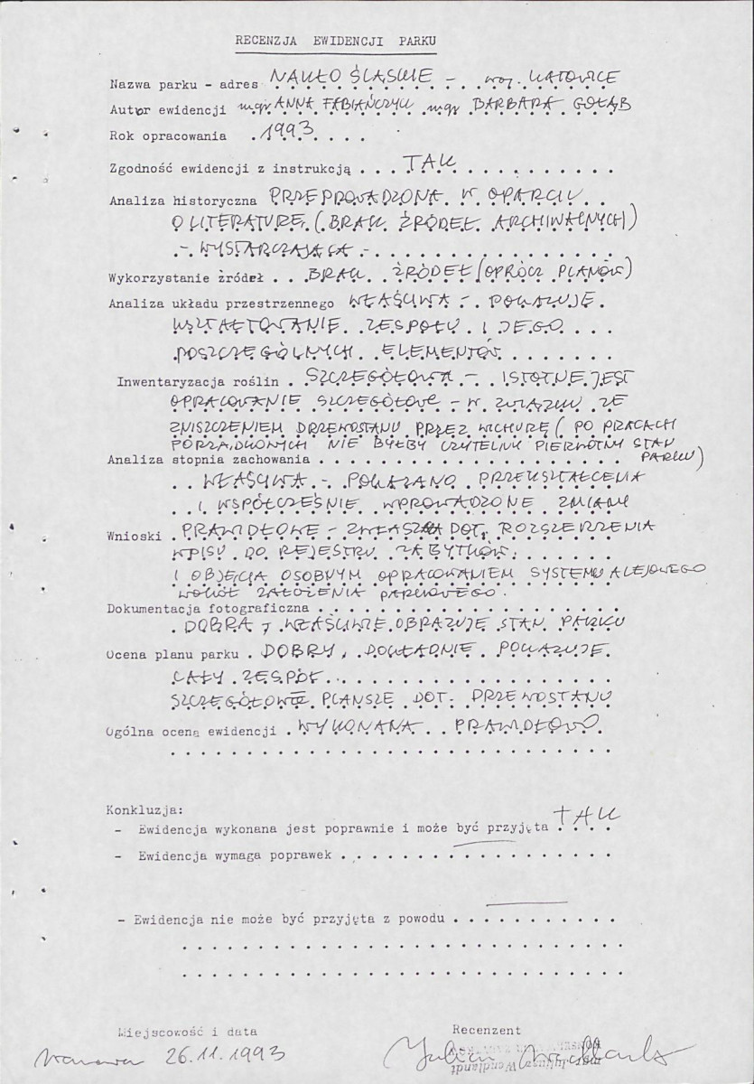 EP - Ewidencja parkowa, skan nr 86