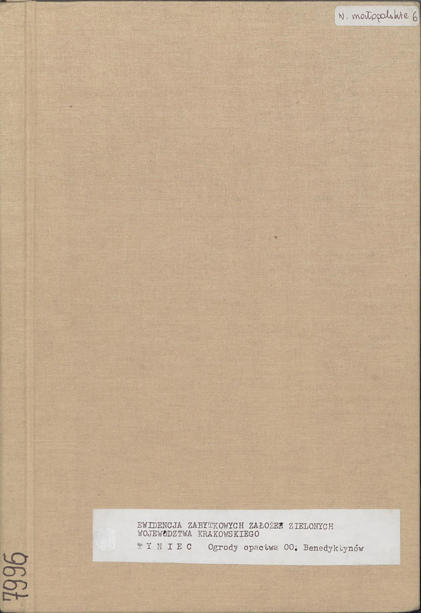 EP - Ewidencja parkowa, skan nr 1