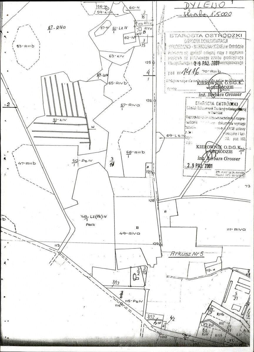 EP - Ewidencja parkowa, skan nr 5