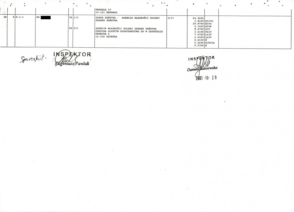 EP - Ewidencja parkowa, skan nr 22