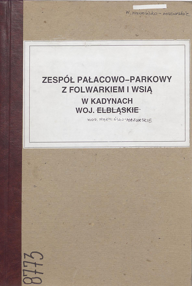 EP - Ewidencja parkowa, skan nr 1