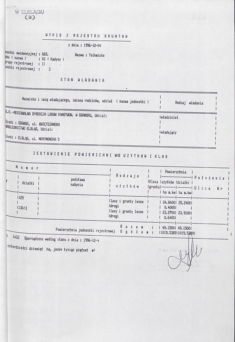 EP - Ewidencja parkowa, skan nr 12