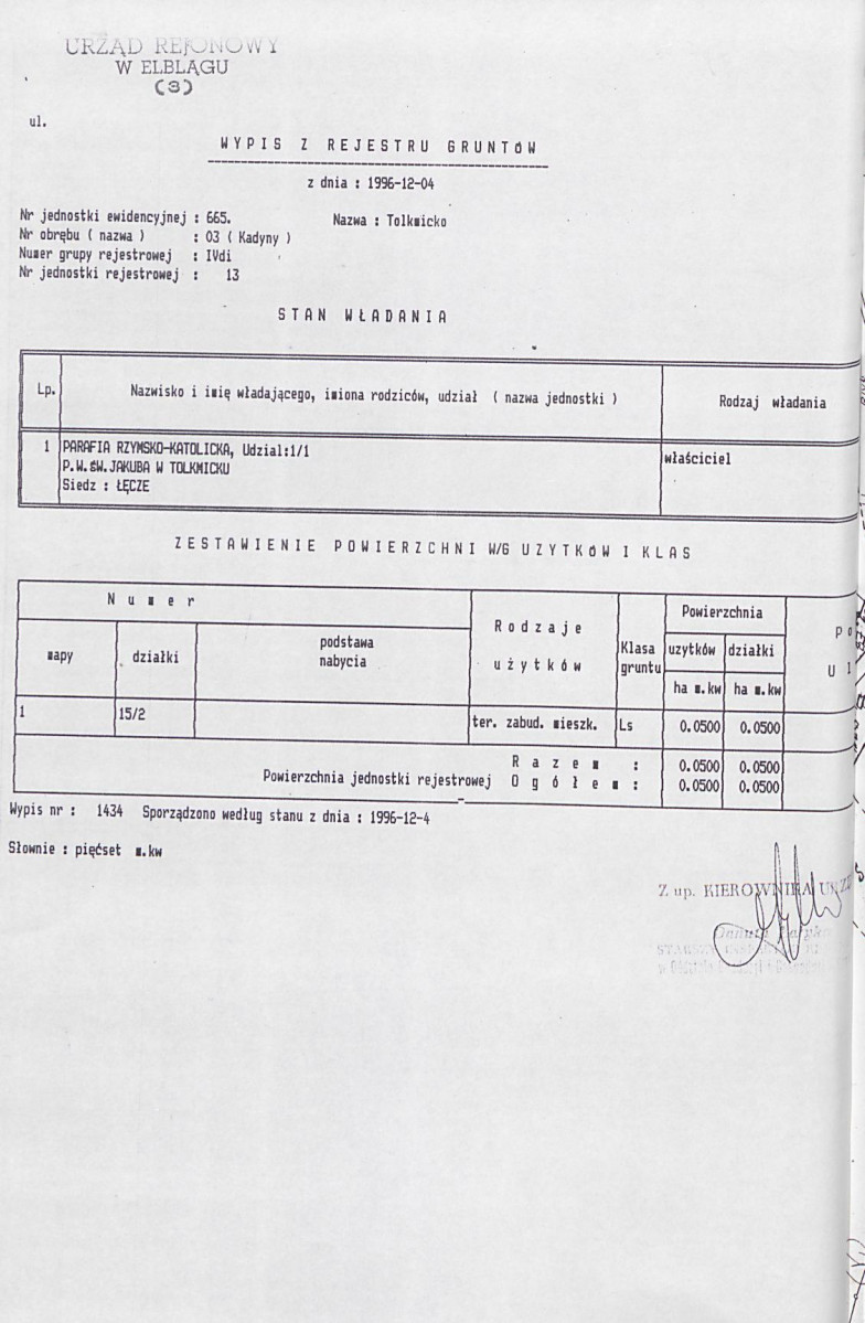 EP - Ewidencja parkowa, skan nr 17