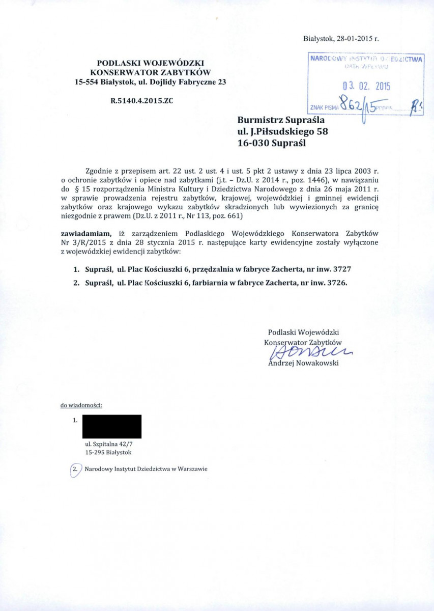 wyl - Wyłączenie z ewidencji, skan nr 1