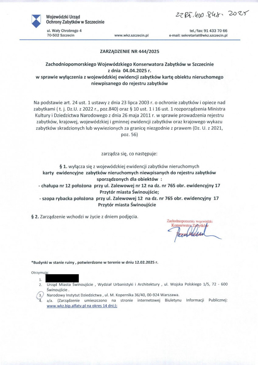 wyl - Wyłączenie z ewidencji, skan nr 2
