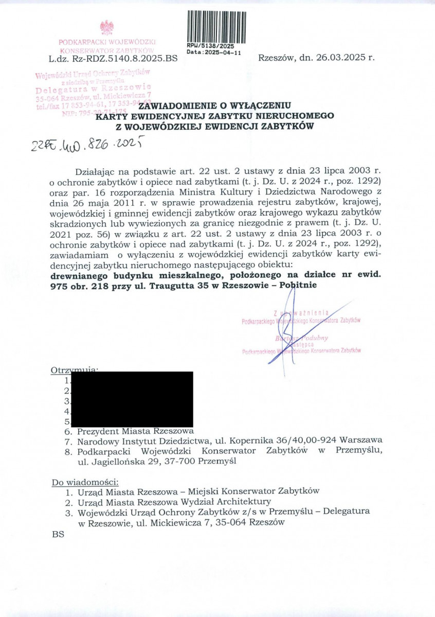 Wyłączenie z ewidencji, skan nr 1