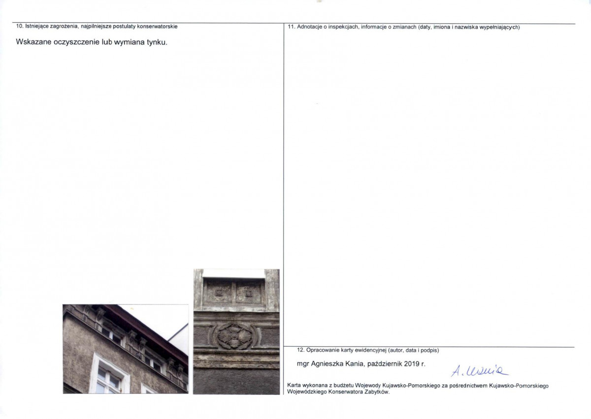 KEZN - Karta obiektu niewpisanego do rejestru, skan nr 2